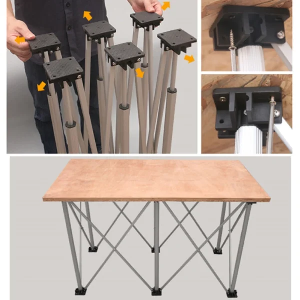 Sawhorse Support with Folding