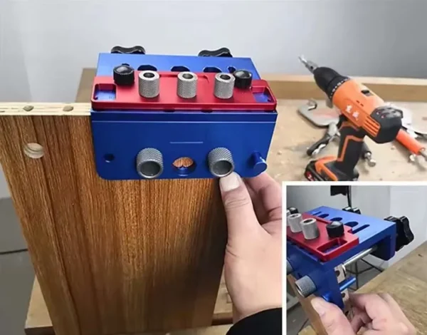 How to use a woodworking log tenon drilling tool