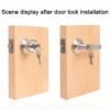 best door lock installation kit